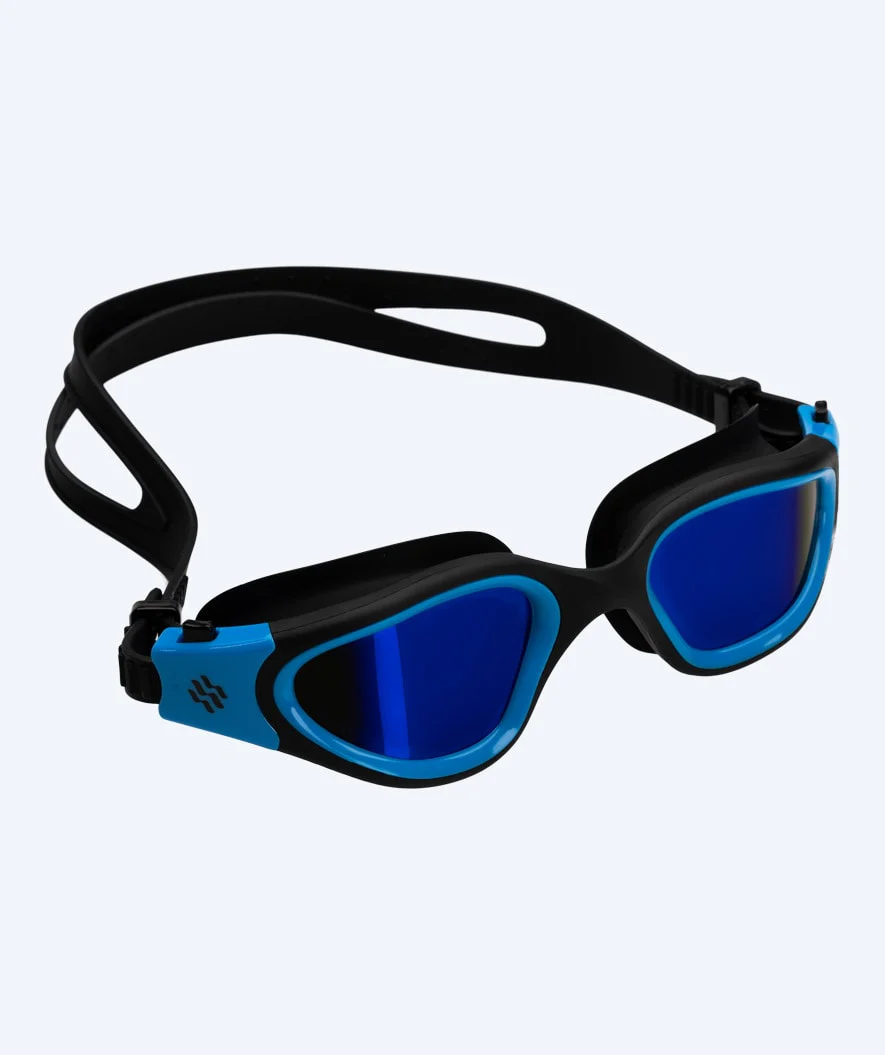 Watery training swimming goggles - Raven Mirror - Blue/blue