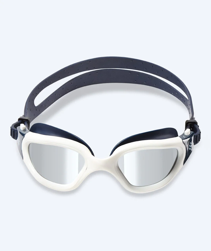Watery training swimming goggles - Raven Mirror - Dark blue/silver - Image 2