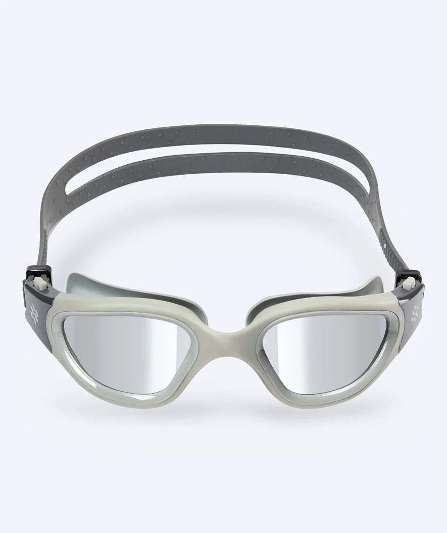 Watery training swimming goggles - Raven Mirror - Dark gray/silver - Image 2