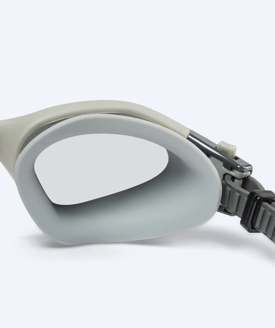 Watery training swimming goggles - Raven Mirror - Dark gray/silver - Image 6