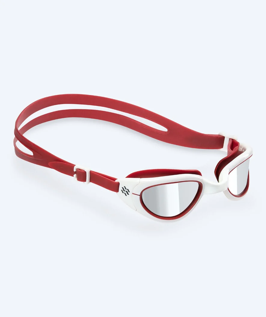 Watery training swimming goggles - Wade Mirror - Red/silver