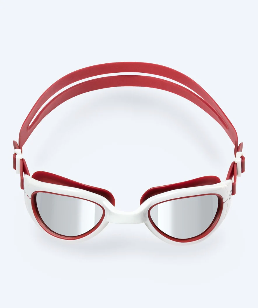 Watery training swimming goggles - Wade Mirror - Red/silver - Image 2