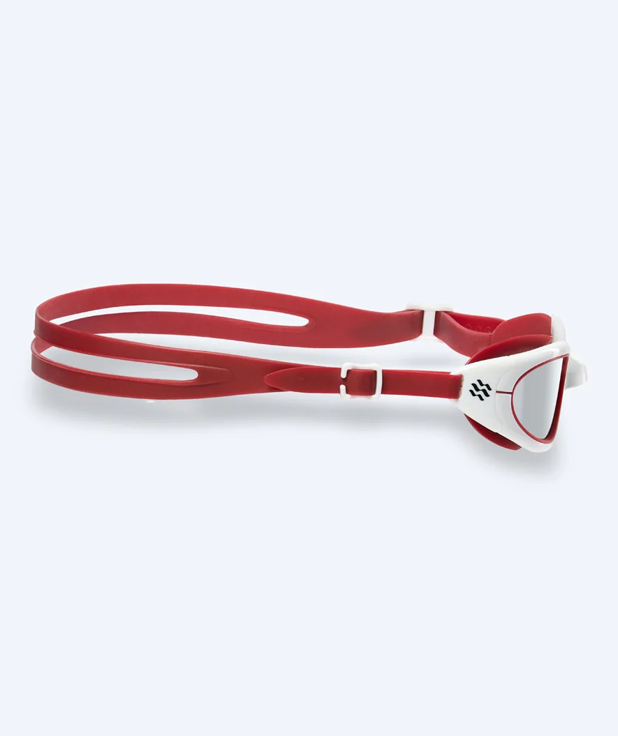Watery training swimming goggles - Wade Mirror - Red/silver - Image 4