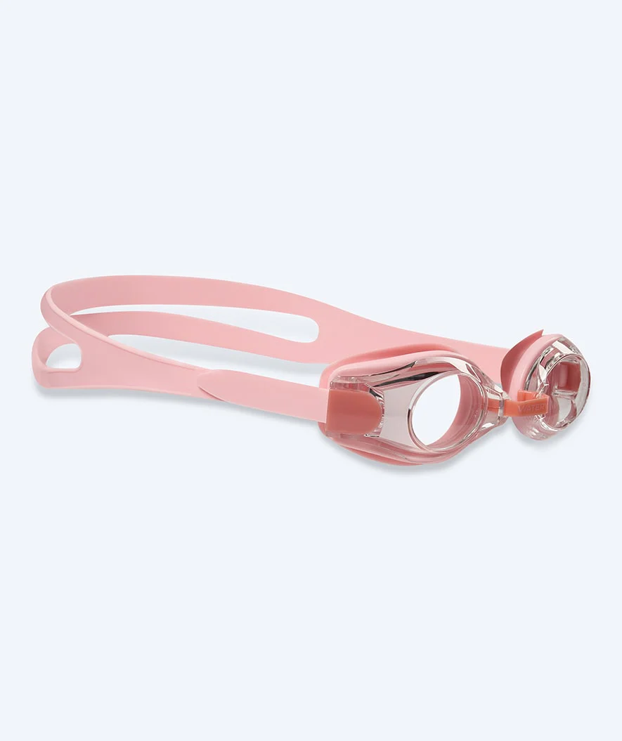Watery nearsighted swimming goggles with prescription for adults - (-2.0) – (-5.0) - Naida - Pink