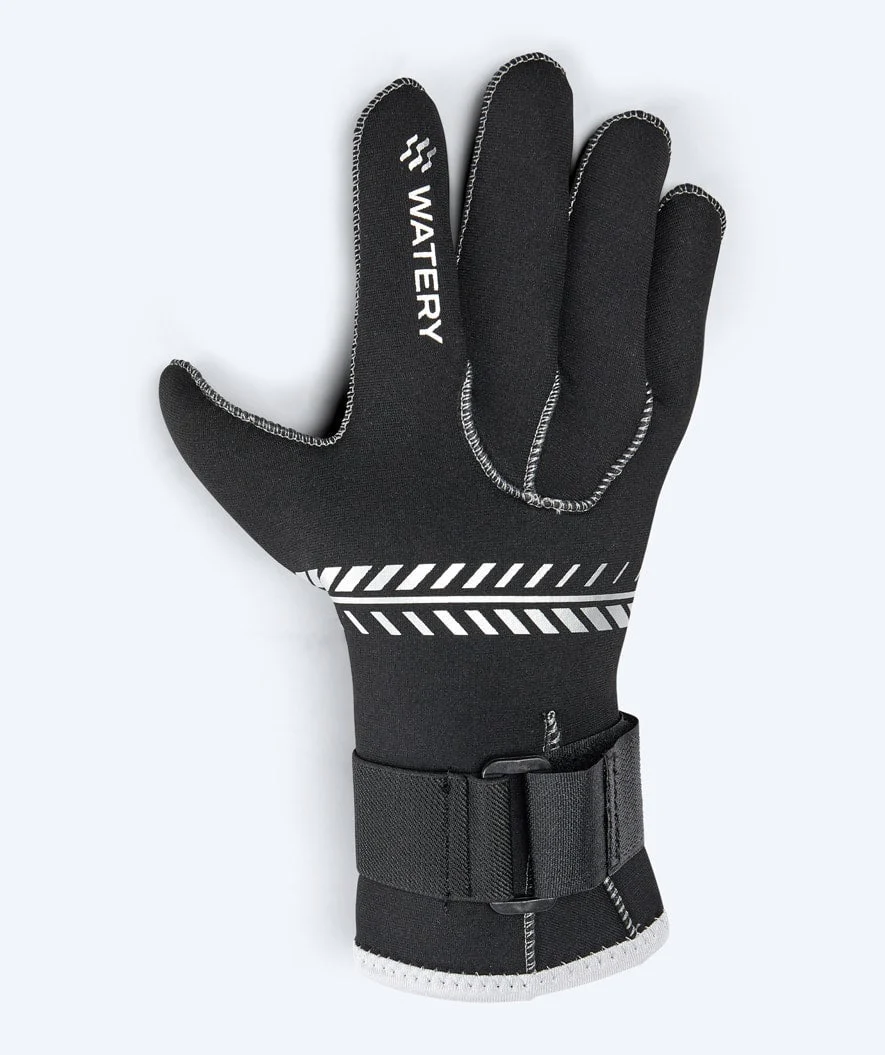 Watery neoprene socks and gloves - Thermal Reptile (3 mm) - Black/silver - Image 2