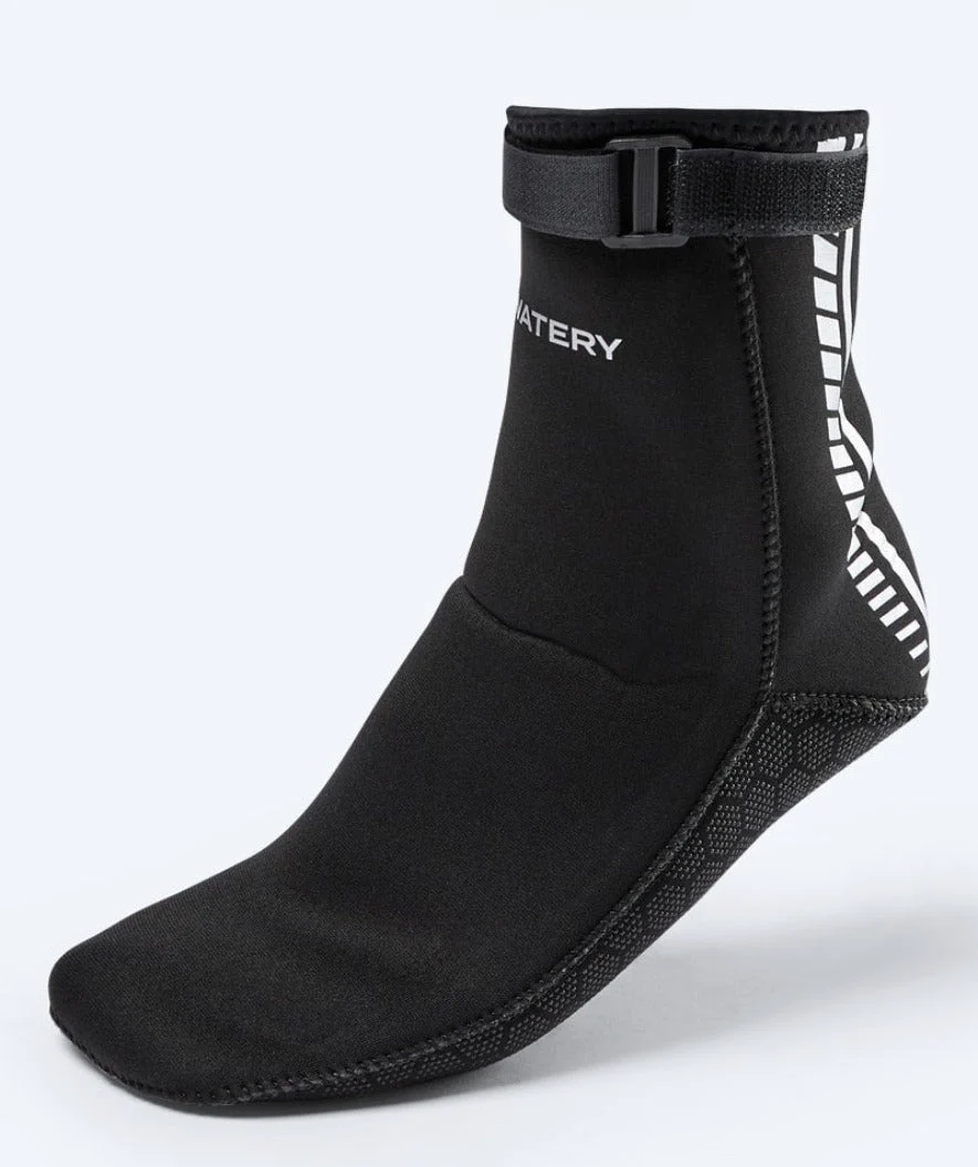 Watery neoprene socks and gloves - Thermal Reptile (3 mm) - Black/silver - Image 3