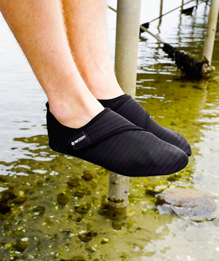 Watery neoprene water shoes for adults - Poseidon - Grey - Image 11