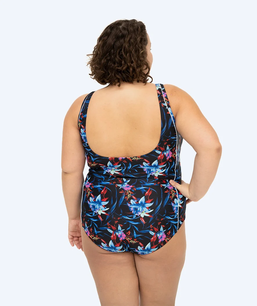 Watery swimsuit in plus size for women - Marilla - Arvia Blue - Image 2