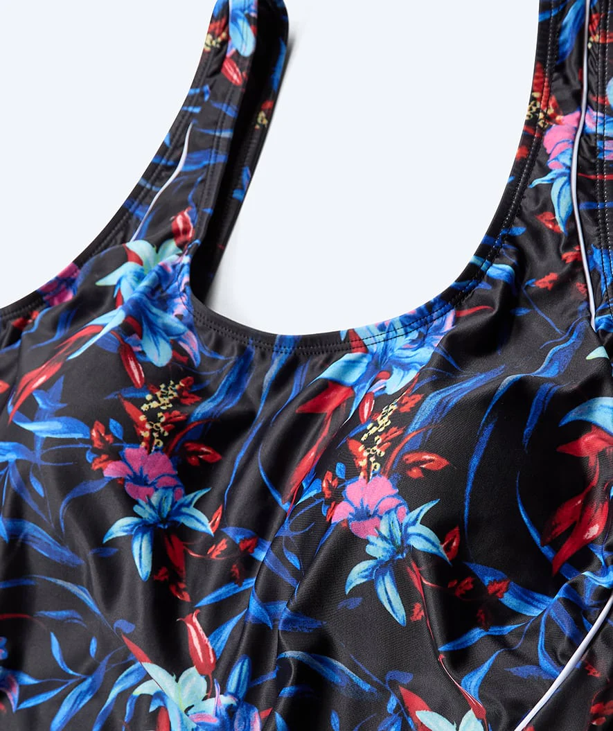Watery swimsuit in plus size for women - Marilla - Arvia Blue - Image 6