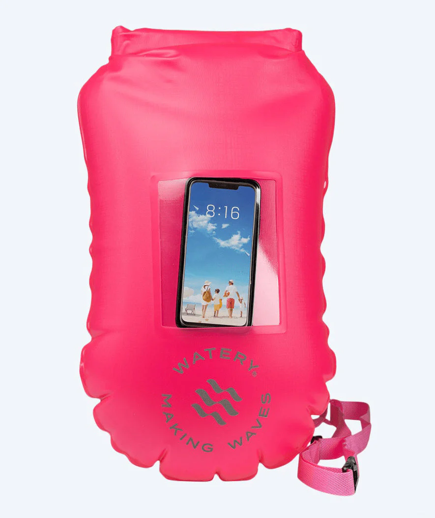 Watery swim buoy - Window PVC 28L - Pink