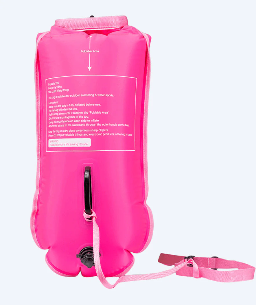 Watery sea bag - Swim Buoy & Dry Bag 28L - Pink - Image 2