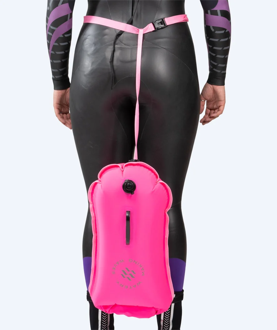 Watery sea bag - Swim Buoy & Dry Bag 28L - Pink - Image 4