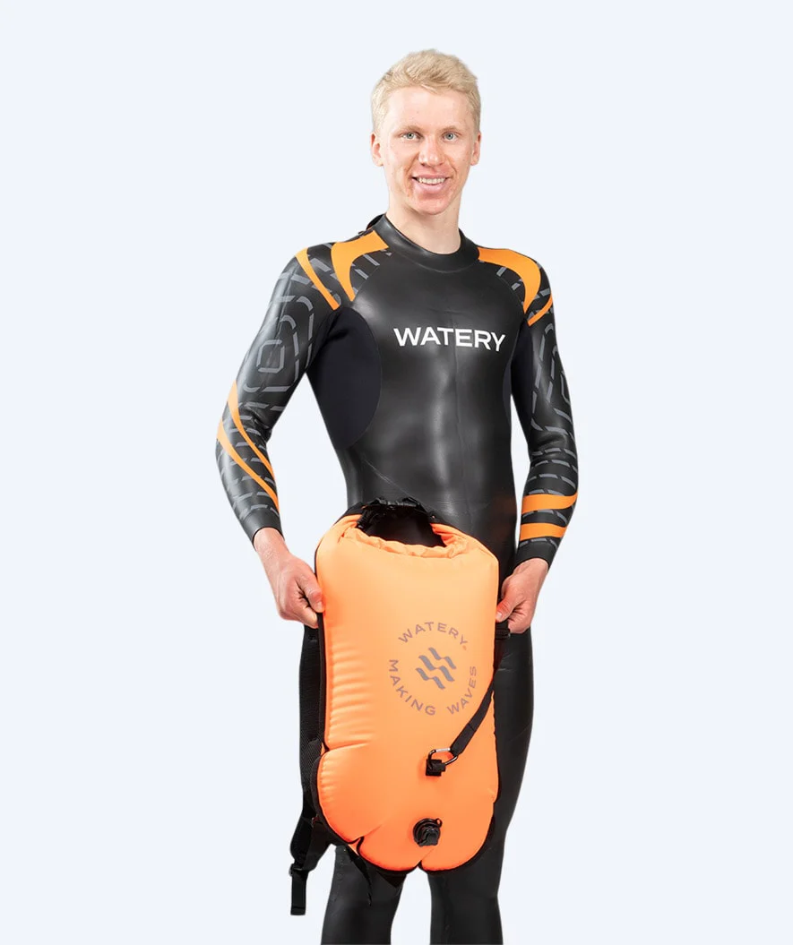 Watery sea bag - Swim&Run 35L - Orange - Image 7