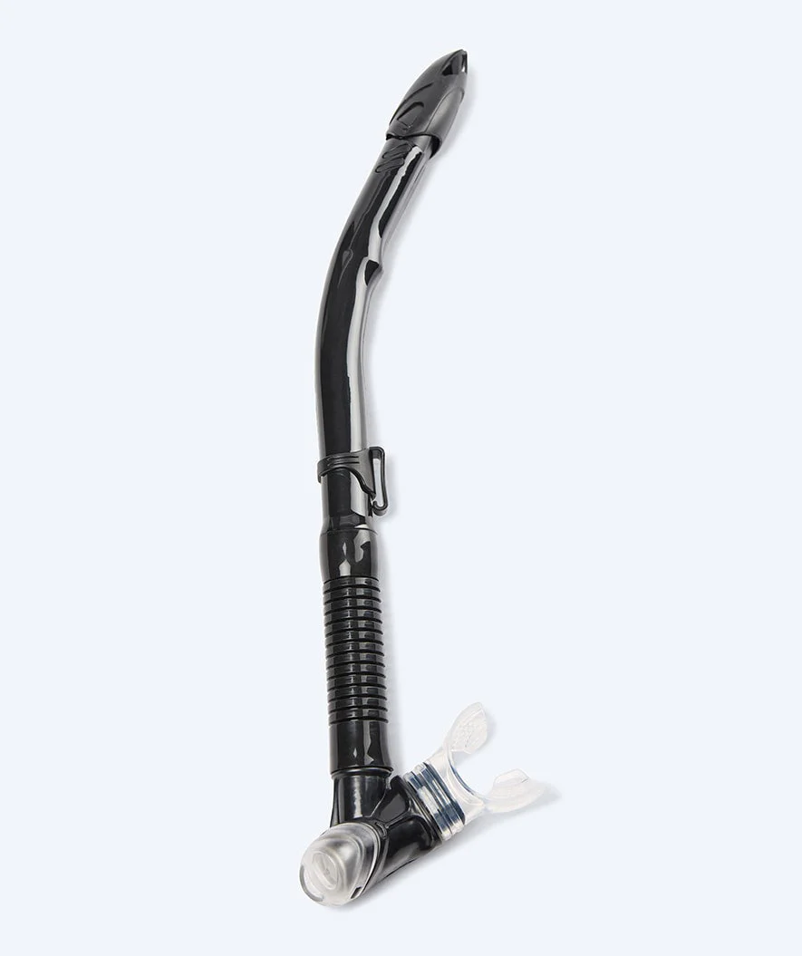 Watery semi-dry snorkel for adults - Hudson - Black