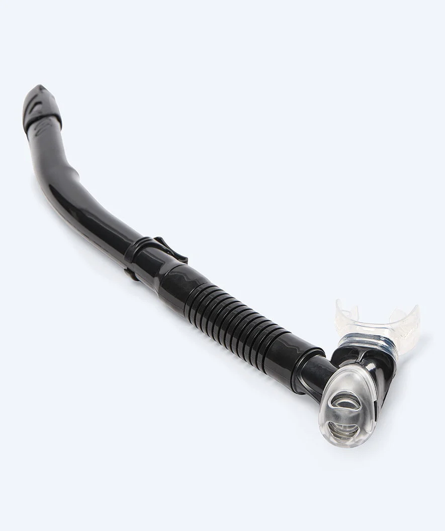 Watery semi-dry snorkel for adults - Hudson - Black - Image 2