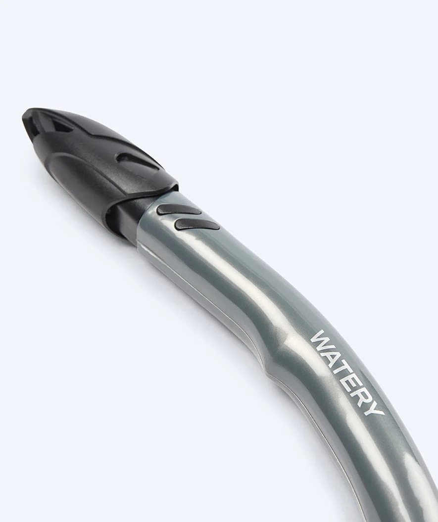 Watery semi-dry snorkel for adults - Hudson - Grey - Image 5