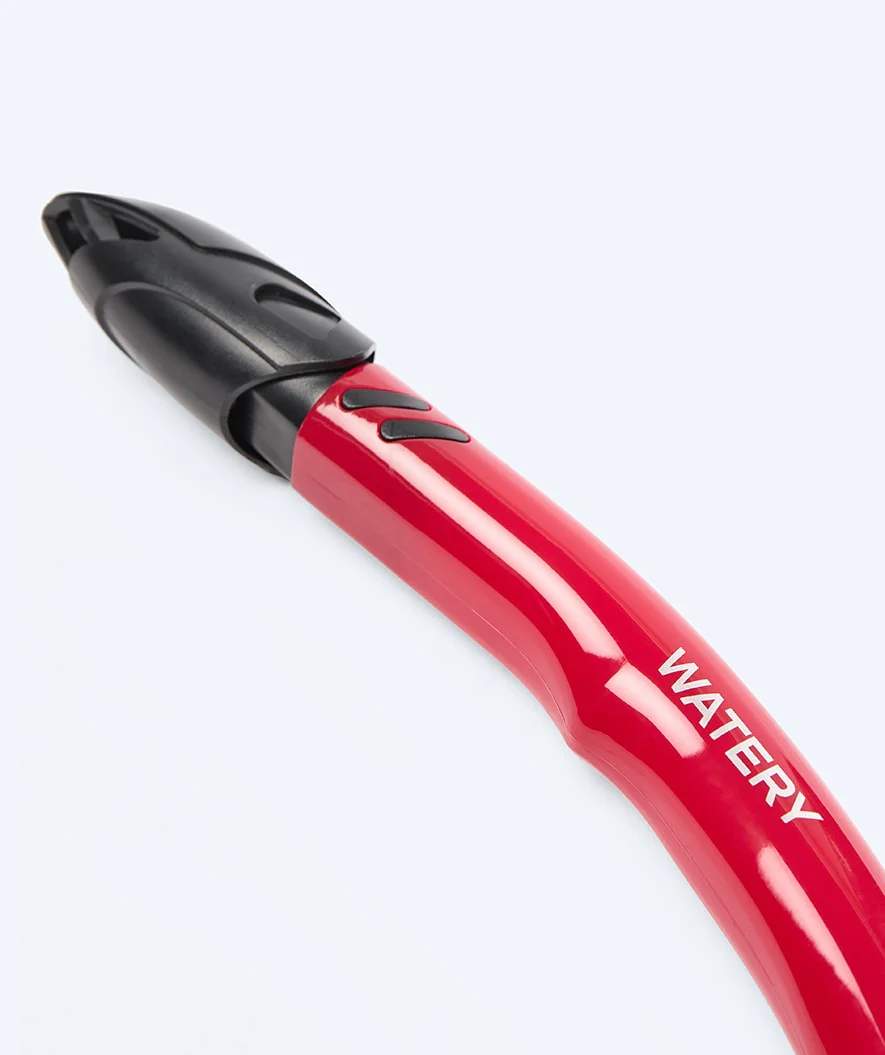 Watery semi-dry snorkel for adults - Hudson - Red - Image 5