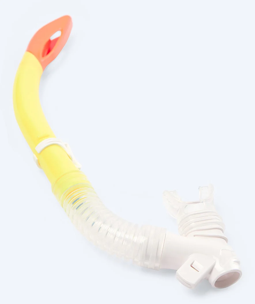 Watery semi-dry snorkel for kids - Triton - Yellow - Image 2