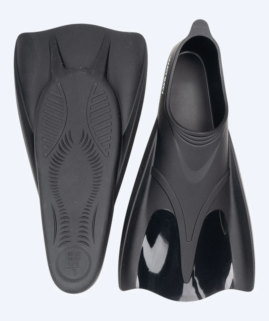 Watery short swim fins - Badger Active - Black - Image 2