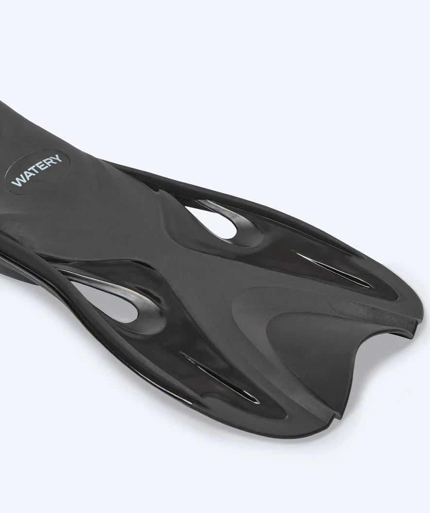 Watery short swim fins - Fisher - Black - Image 14