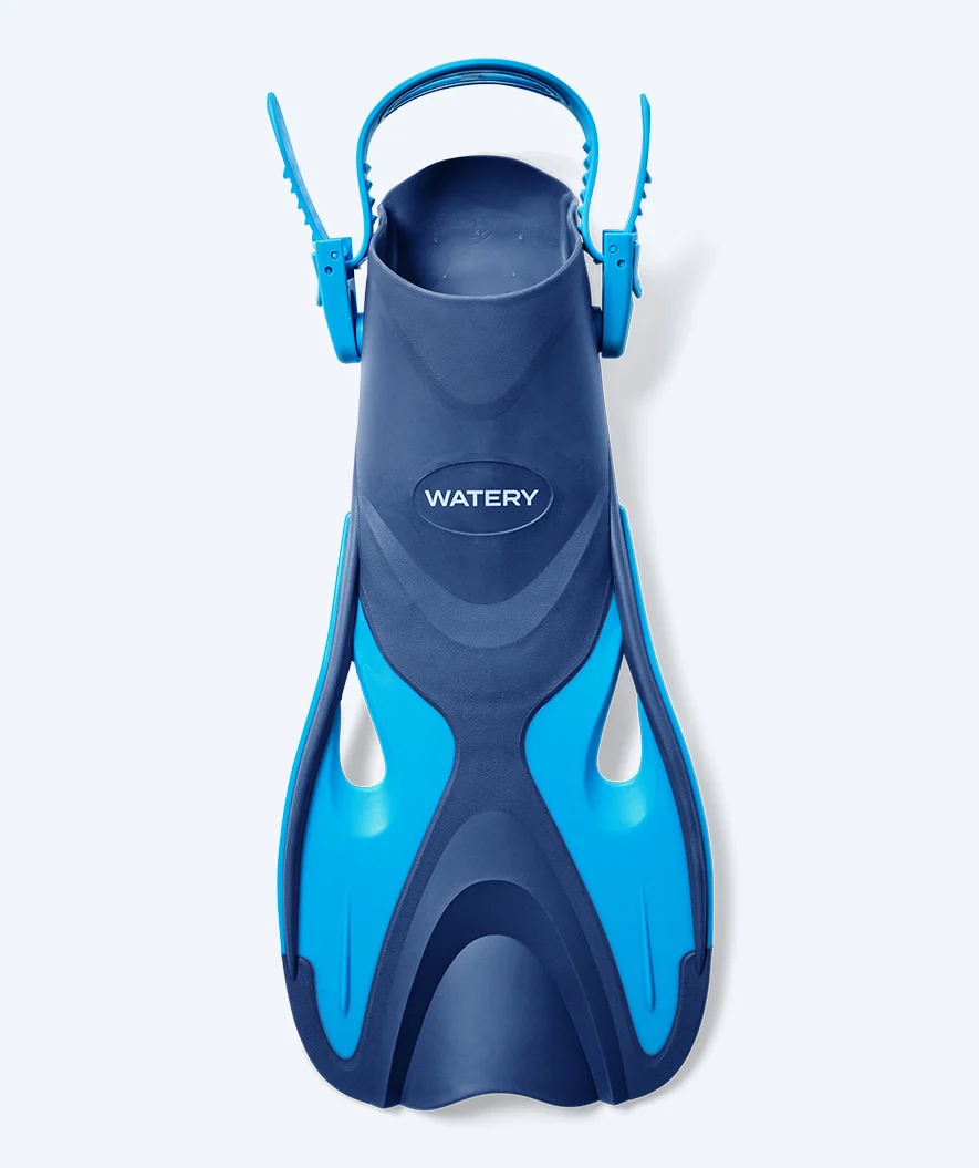 Watery short swim fins - Fisher - Blue - Image 2
