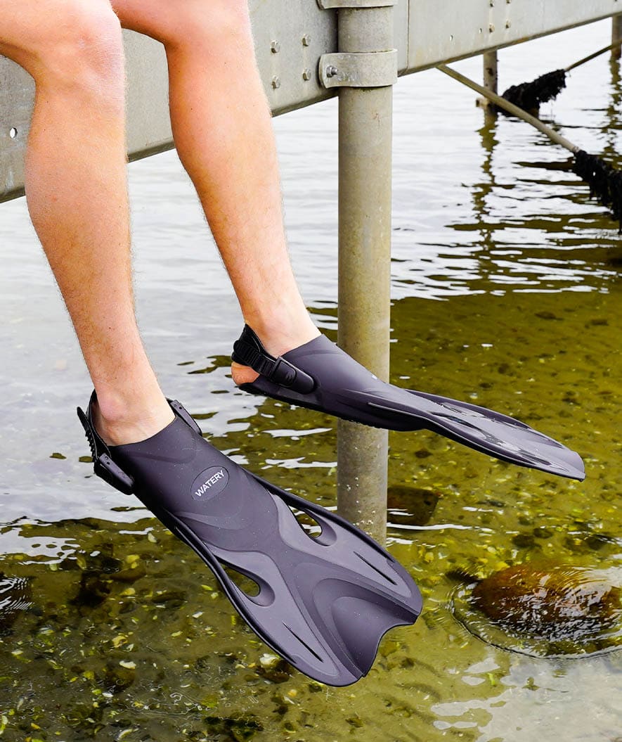 Watery short swim fins - Fisher - Blue - Image 7