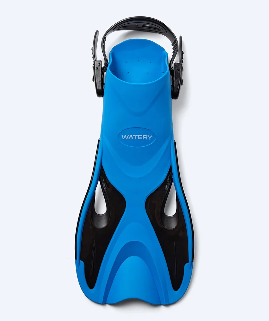 Watery short swim fins - Fisher - Blue/black - Image 2