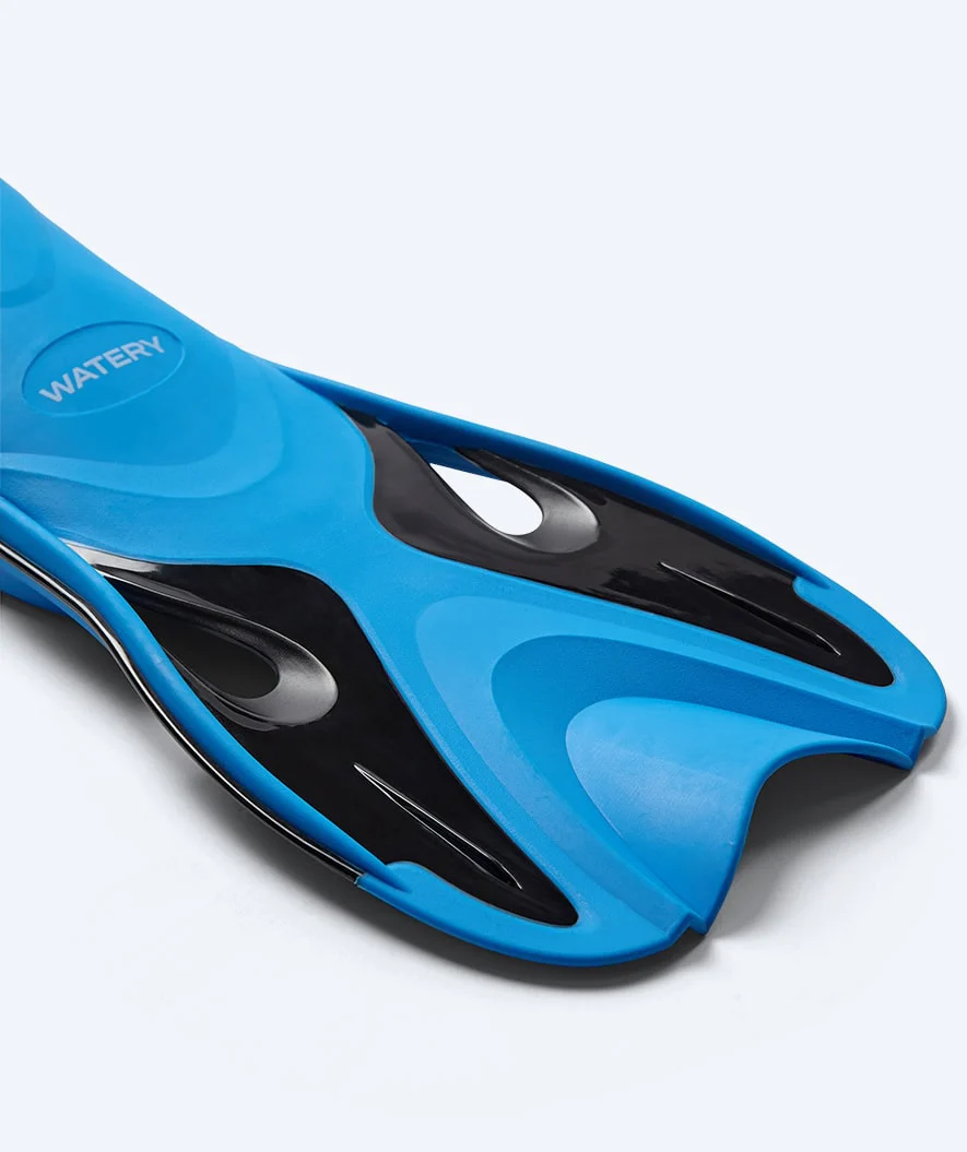 Watery short swim fins - Fisher - Blue/black - Image 3
