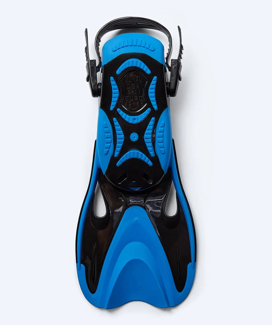 Watery short swim fins - Fisher - Blue/black - Image 5
