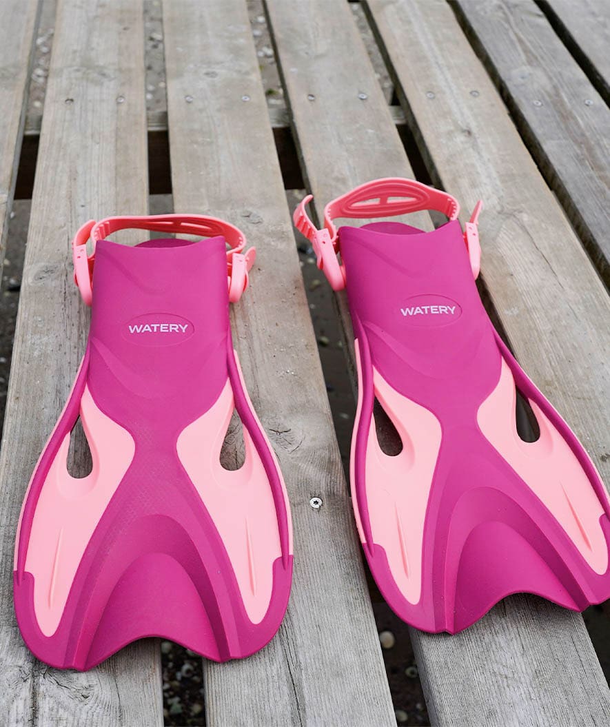 Watery short swim fins - Fisher - Pink - Image 4