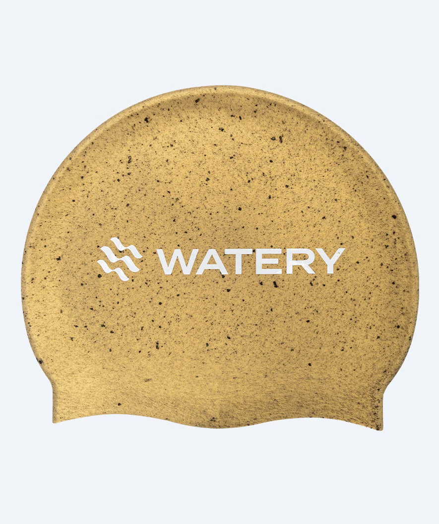 Watery swimming cap - Eco Signature - Gold (30% recycled)