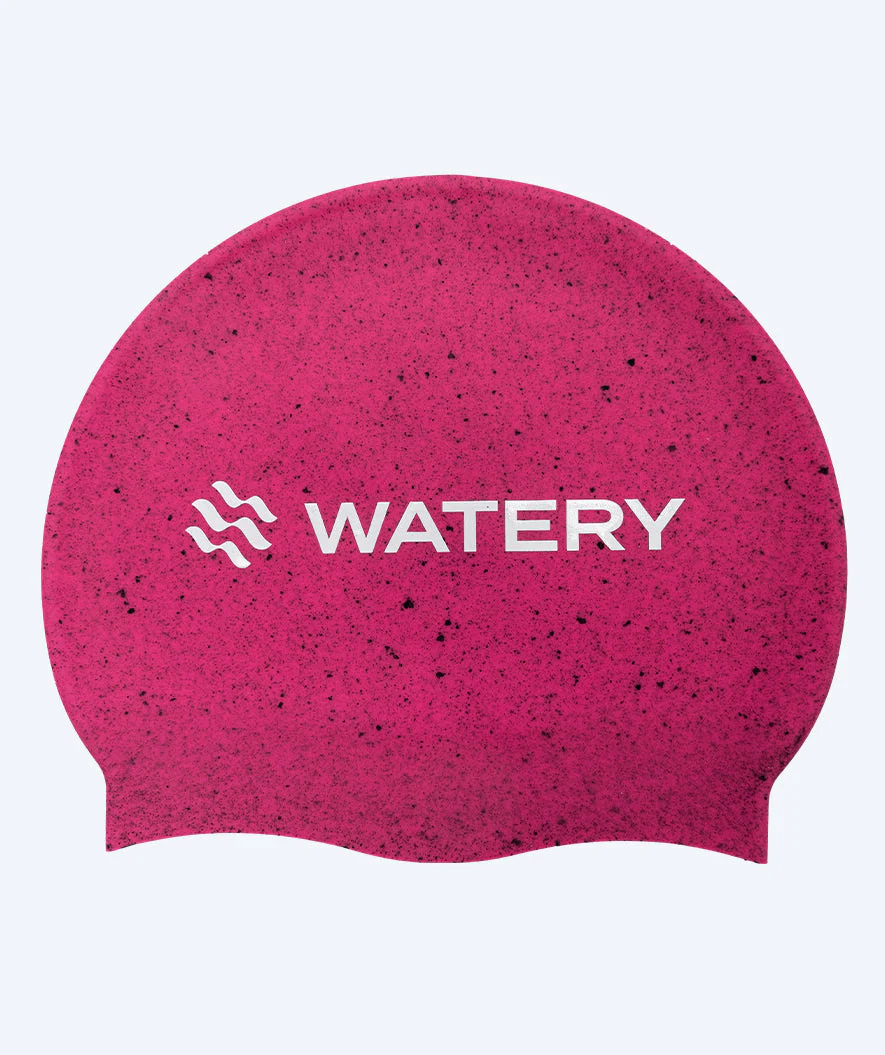 Watery swimming cap - Eco Signature - Pink (30% recycled)