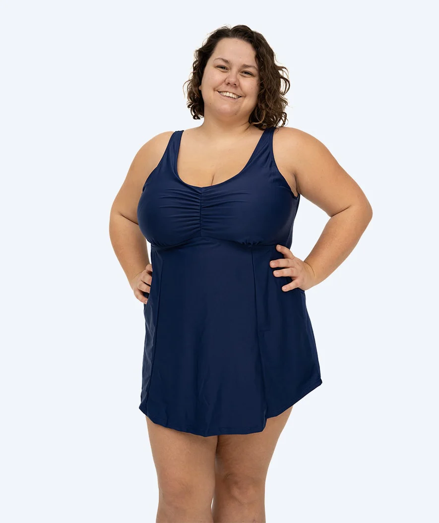 Watery swimsuit with skirt for women - Dayla - Dark blue