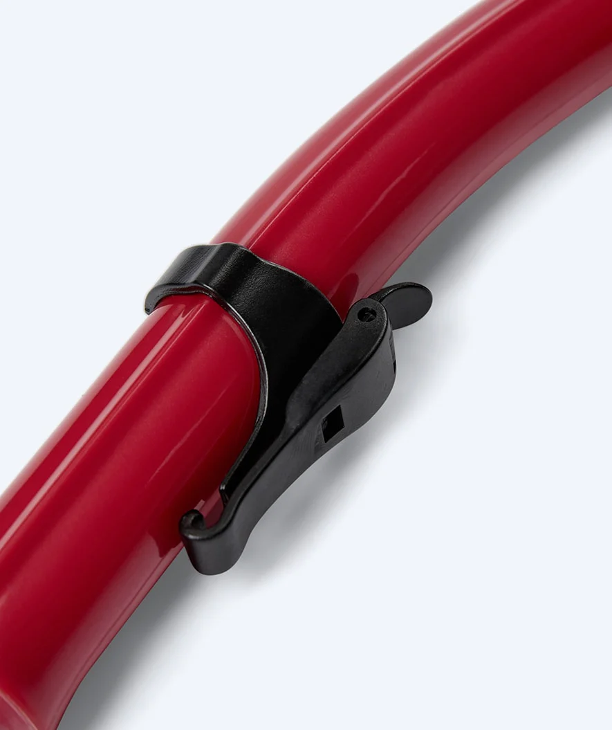 Watery snorkel for adults (from 15 years) - Nebula - Black/red - Image 4
