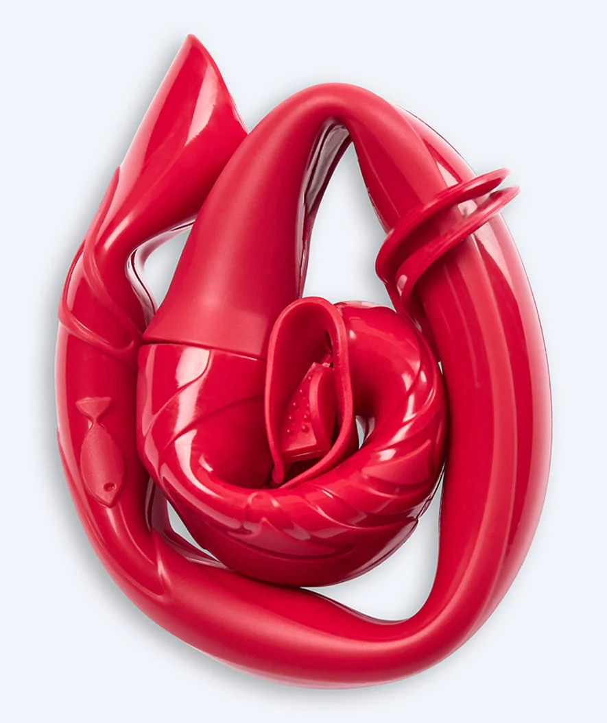 Watery snorkel for kids (4-12) - Cliff - Red - Image 6