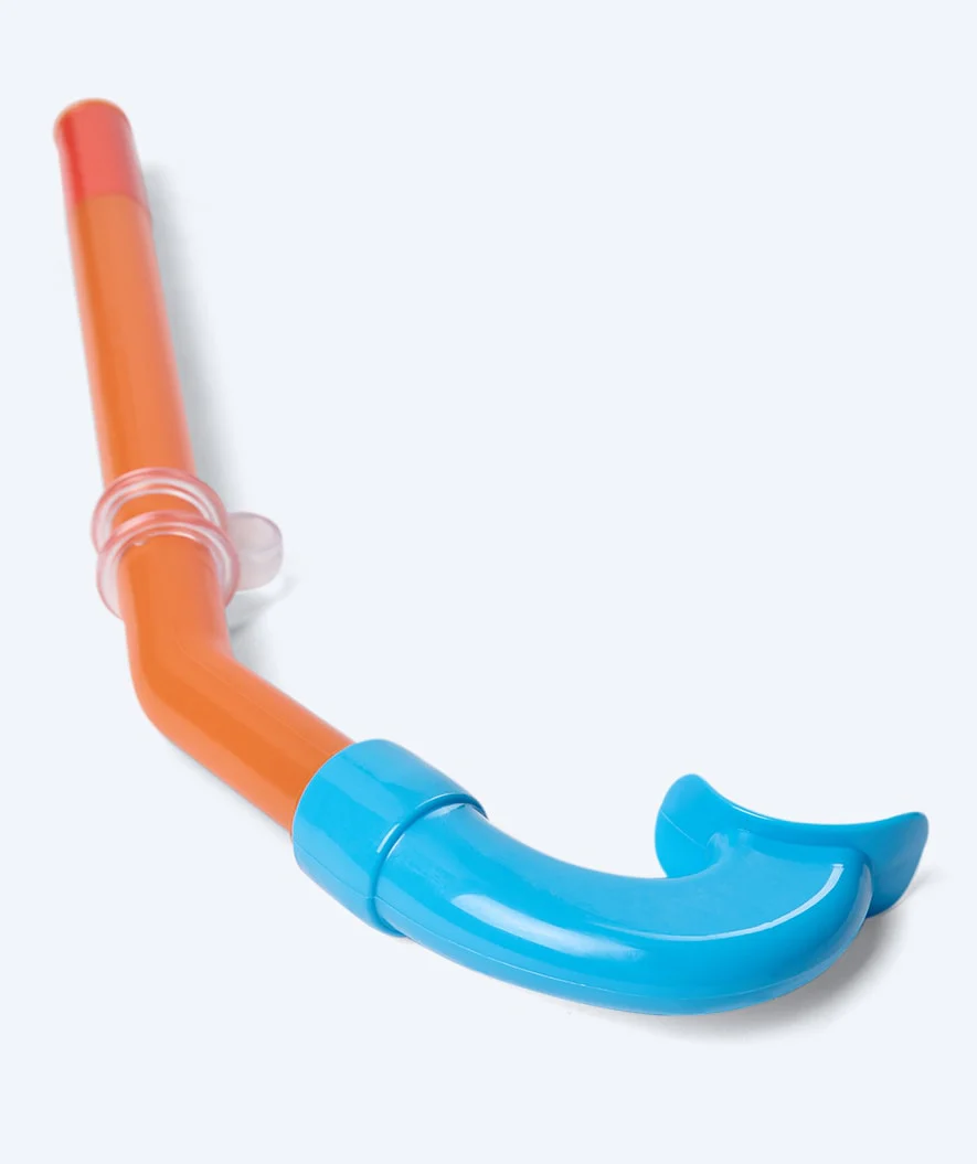 Watery snorkel for kids (4-10) - Pulina - Blue/orange - Image 2