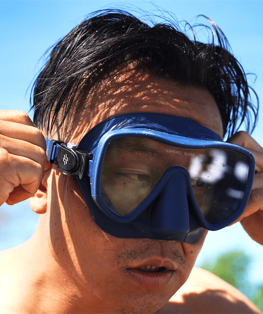 Watery snorkel set for adults (from 15 years) - Coast/Skipper - Dark blue/black - Image 6