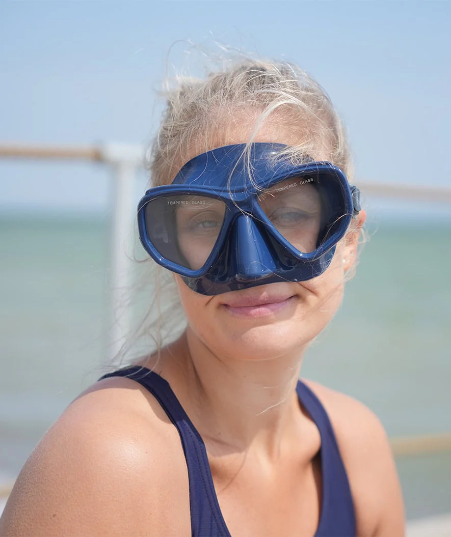 Watery snorkel set for adults (from 15 years) - Fenton/Breeve - Dark blue - Image 4