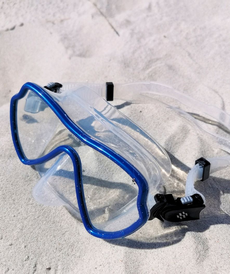 Watery snorkel set for adults (from 15 years) - Fraser/Coast/Delmere - Dark blue/black - Image 4
