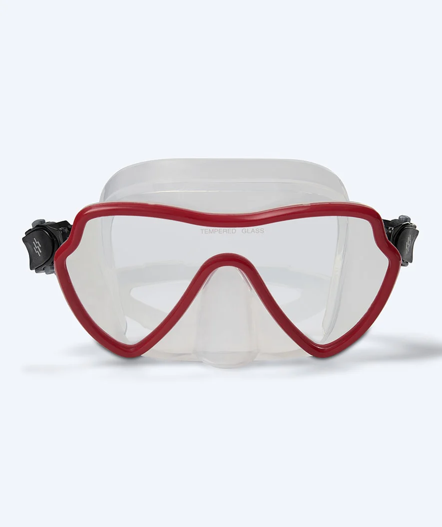 Watery snorkel set for adults (from 15 years) - Fraser/Coast/Delmere - Red/black - Image 2
