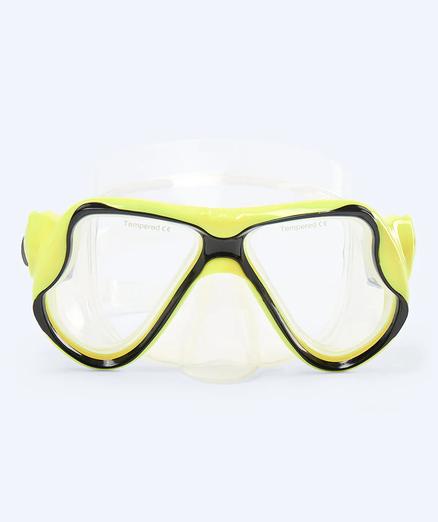 Watery snorkel set for adults - Delphina/Hudson - Yellow - Image 2