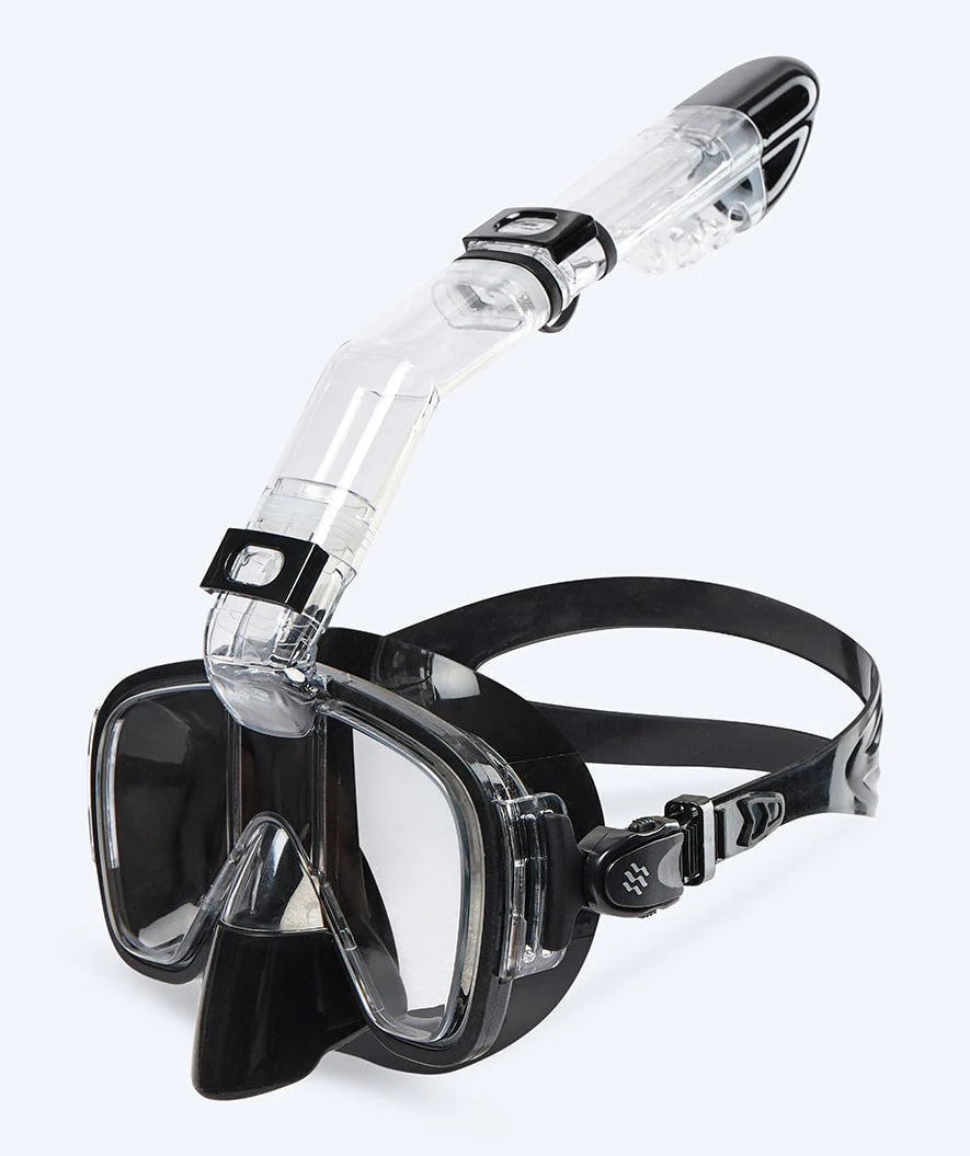 Watery snorkel set for adults - Pike/Pearl - Black - Image 2