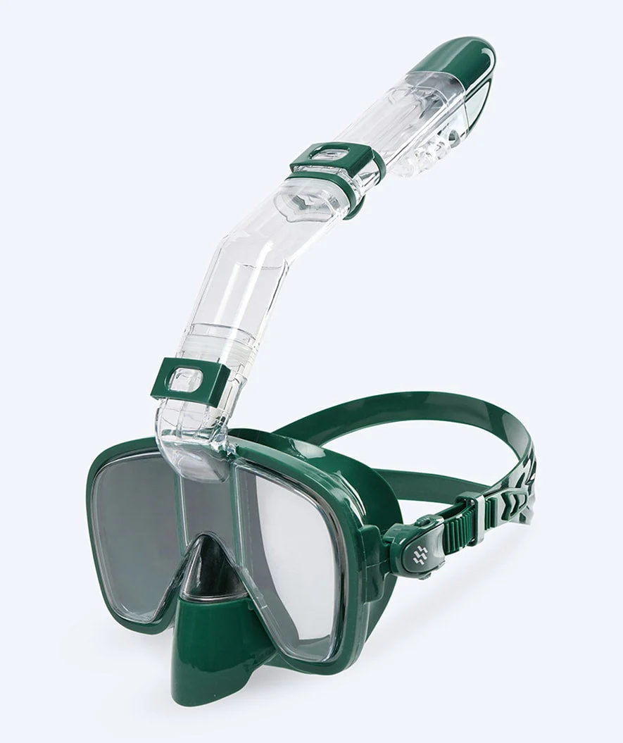 Watery snorkel set for kids - Fisher/Pearl - Dark green - Image 2