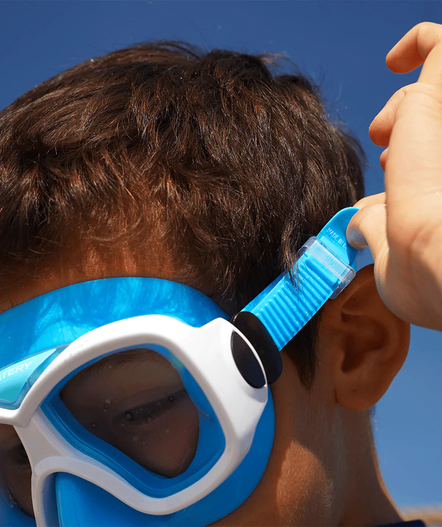 Watery snorkel set for junior (8-15) - Misu/Rilian - Blue/black - Image 8
