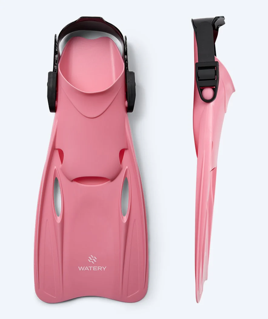 Watery snorkel set for junior (8-15) - Odine/Fleetwood - White/light pink - Image 13