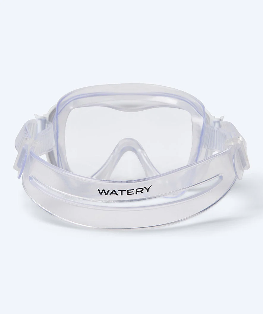 Watery snorkel set for junior (8-15) - Odine/Fleetwood - White/light pink - Image 5