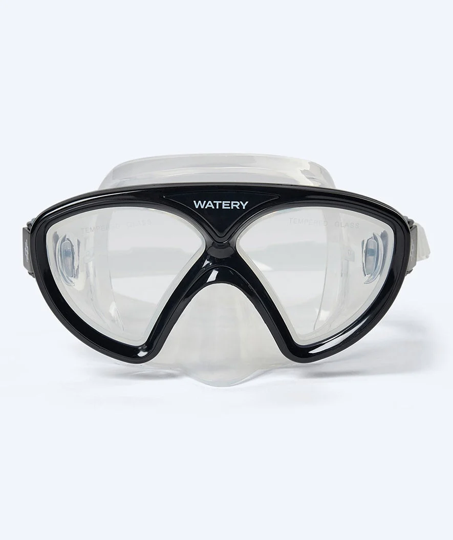 Watery snorkel set for junior (8-15) - Ohio/Rilian - Black/black - Image 2