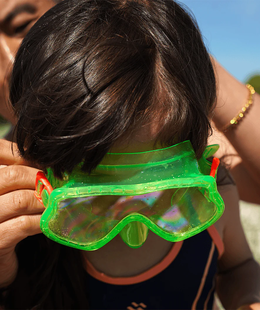 Watery snorkel set for kids (4-10) - Winslet/Fleetwood - Green/blue - Image 4
