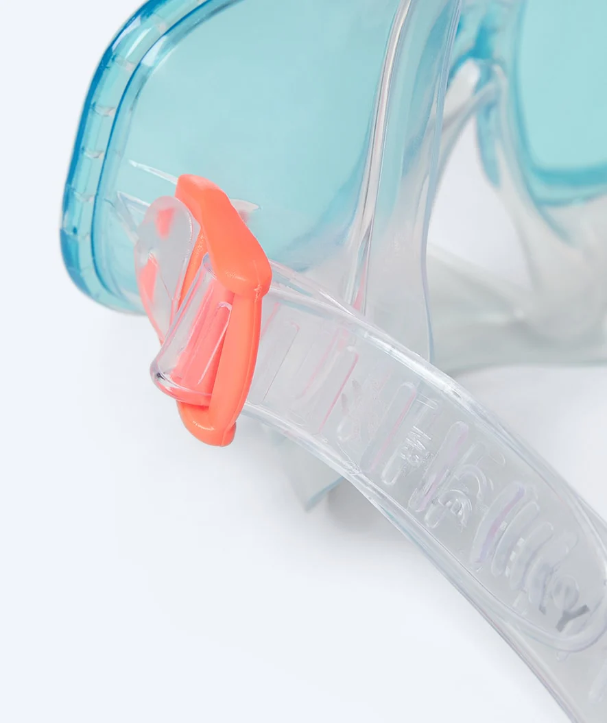 Watery snorkel set for kids (4-10) - Wyre/Fleetwood - White/blue - Image 5
