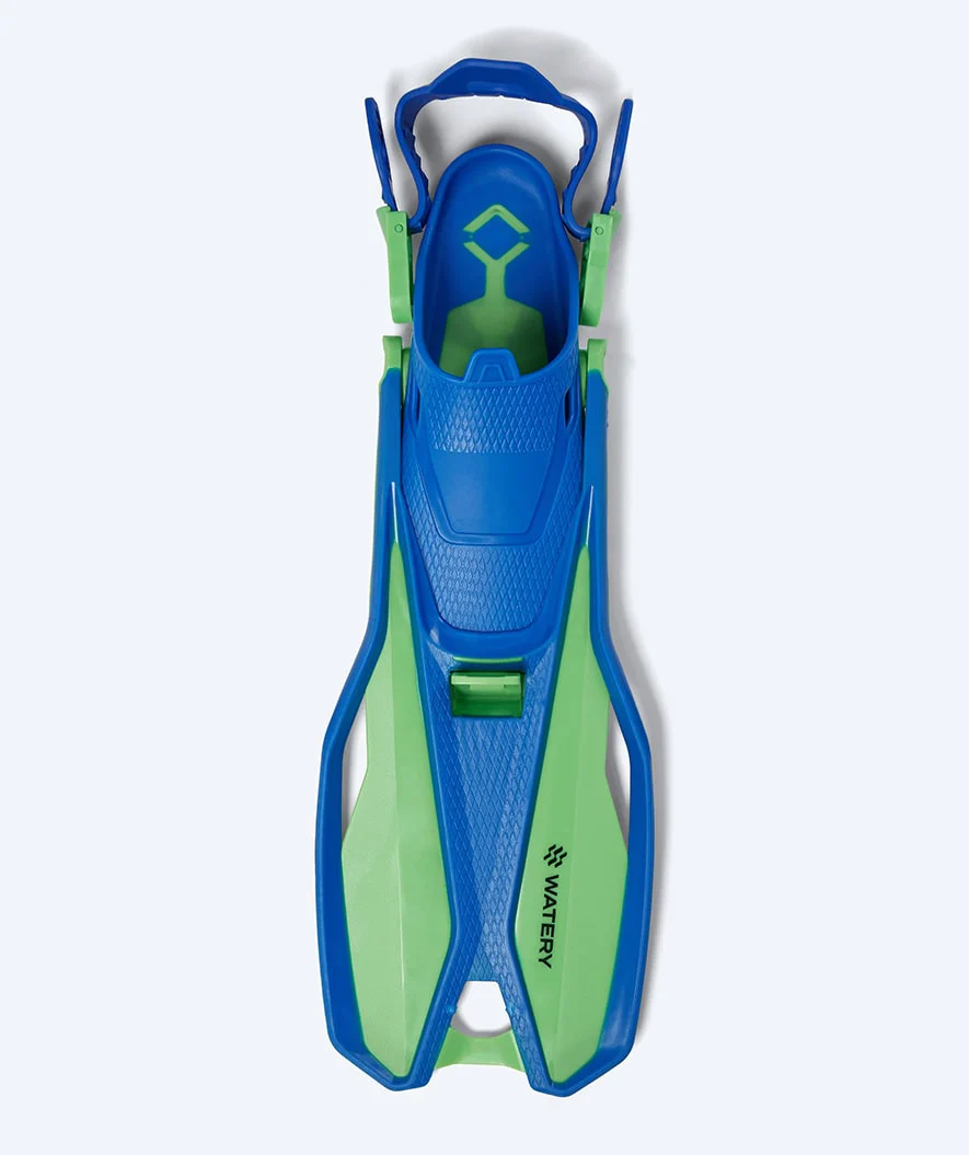 Watery snorkel set for junior (8-15) - Sunset/Riku - Blue/Green - Image 11